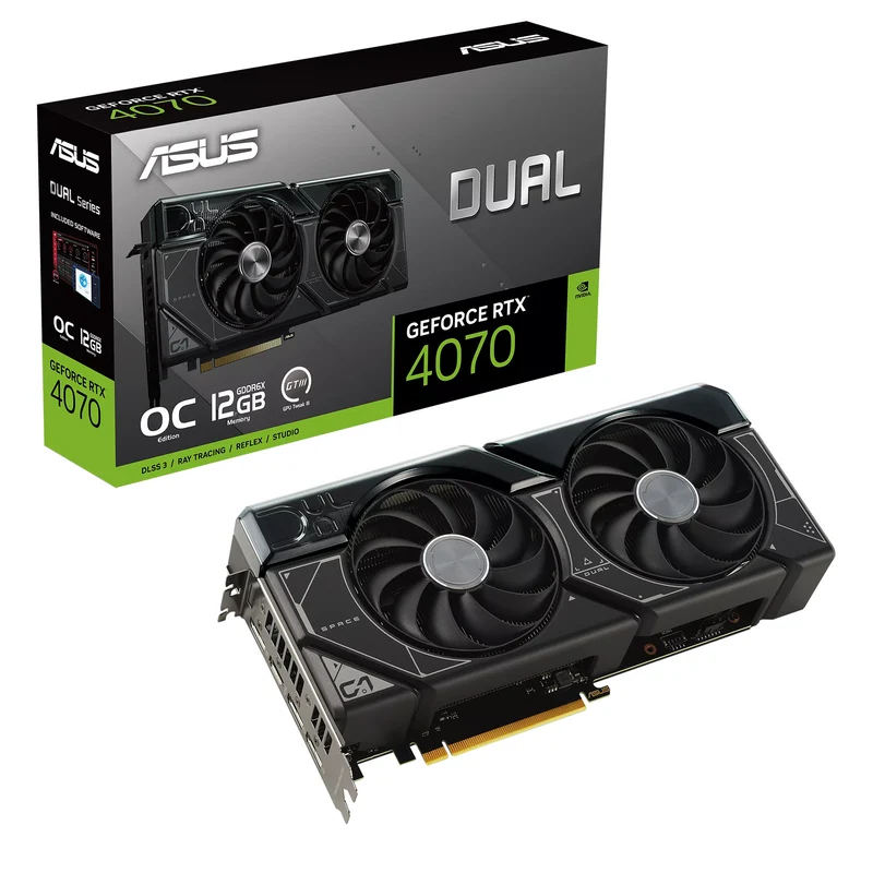 ASUS GeForce RTX 4070 Dual OC Edition 12GB GDDR6X