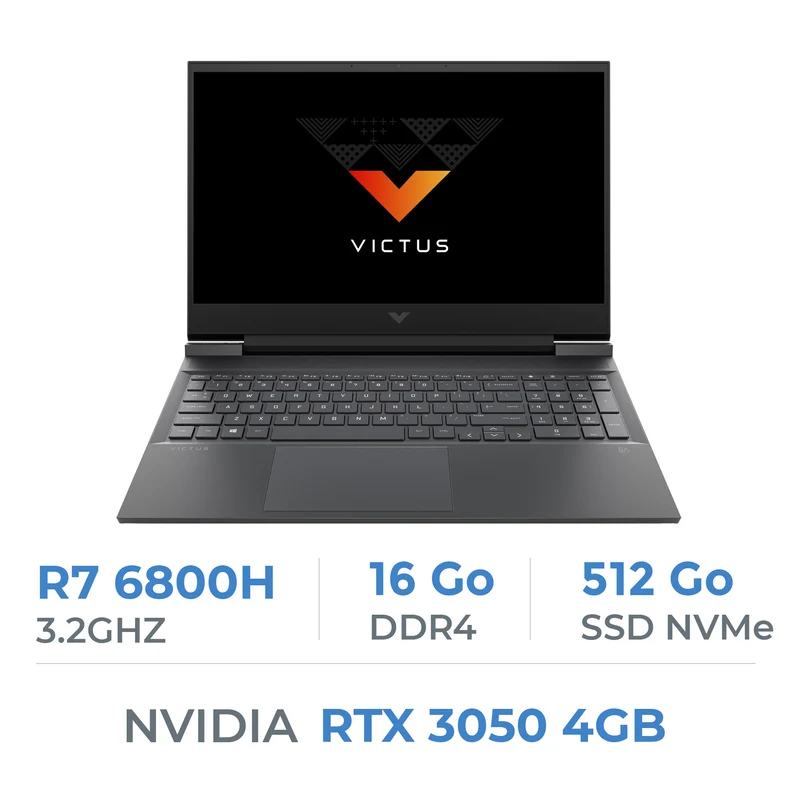 HP Victus 16-1016ns AMD R7-6800H/16GB/512GB SSD/RTX 3050 4GB/16.1''
