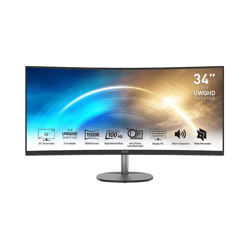 MSI PRO MP341CQ 34" 100Hz Freesync Curved