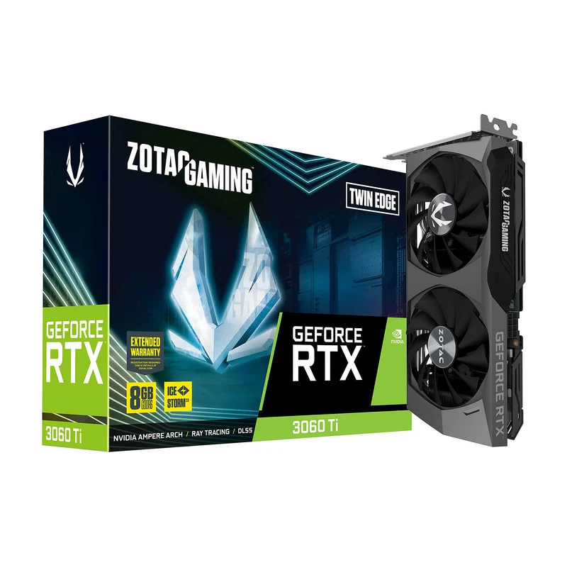 ZOTAC GeForce RTX 3060 Ti Twin Edge 8GB GDDR6 (LHR)