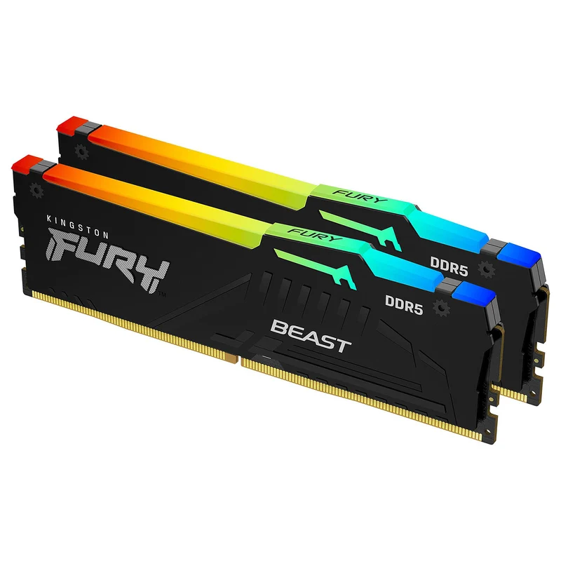 Kingston FURY Beast RGB 16Go (2 x 8Go) DDR5 6000 MHz CL36