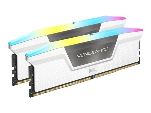 Corsair Vengeance RGB DDR5 32Go (2 x 16Go) 5600 MHz CL36 - Blanc