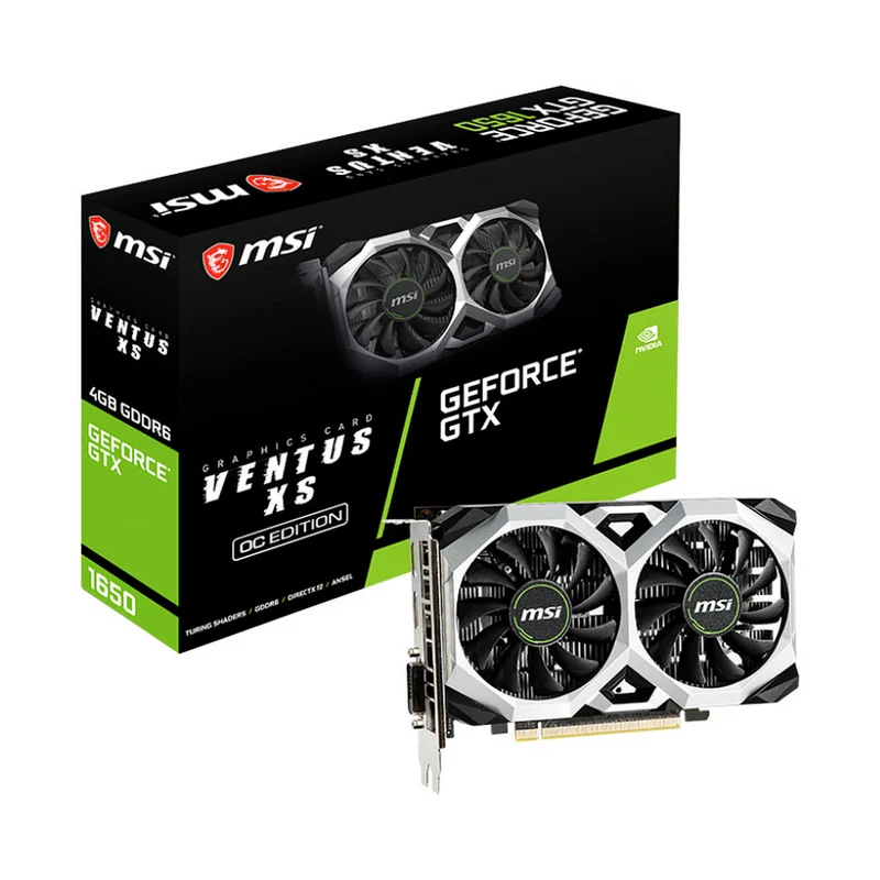 MSI GeForce GTX 1650 D6 VENTUS XS OC 4GB GDDR6