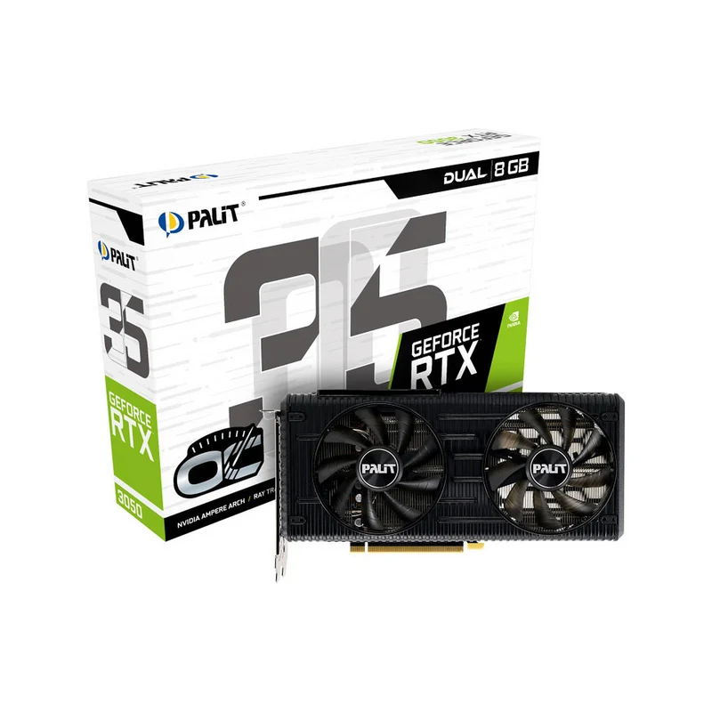 PALIT GeForce RTX 3050 DUAL 8GB GDDR6