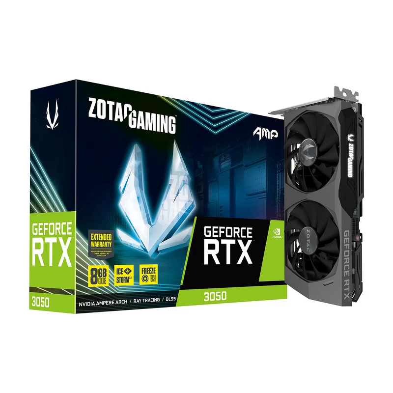 ZOTAC GeForce RTX 3050 AMP 8GB GDDR6