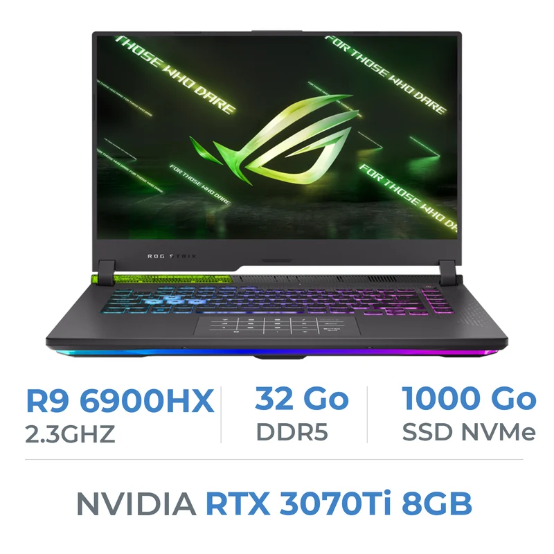 Asus ROG Strix G15 G513RW AMD R9-6900HX/32GB/1TB SSD/RTX3070YTi/15.6" WQHD 165Hz