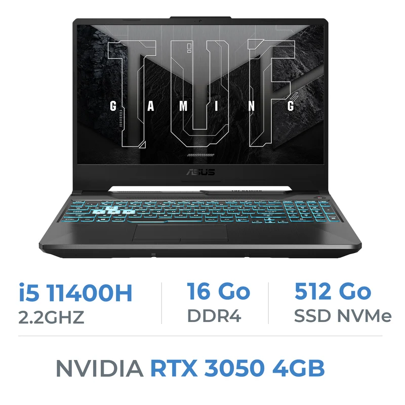 ASUS TUF F15 FX506HCB Intel Core i5 11400H/16GB/512GB SSD/RTX3050 4GB/15.6'' 144Hz