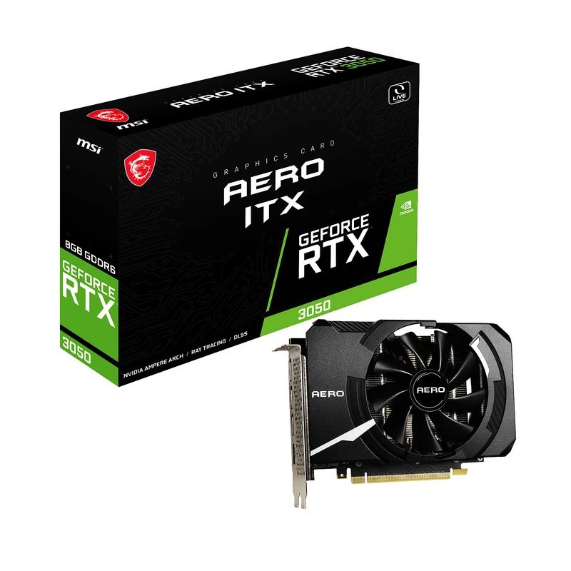 MSI GeForce RTX 3050 AERO ITX 8GB GDDR6