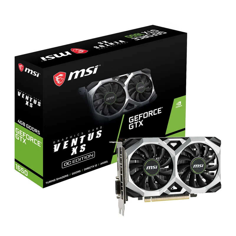MSI GeForce GTX 1650 VENTUS XS OC 4GB GDDR5