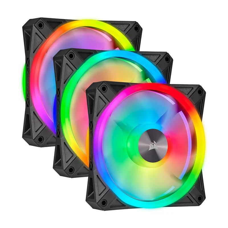 Corsair QL Series QL120 RGB (Par 3) Noir