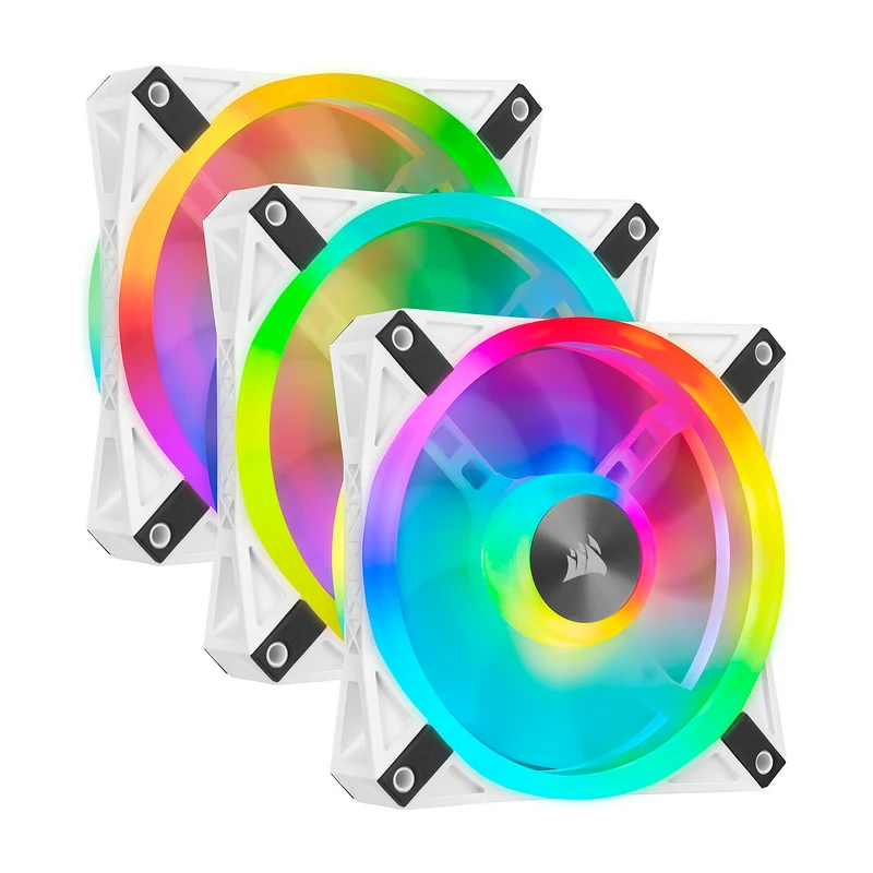 Corsair QL Series QL120 RGB (Par 3) Blanc