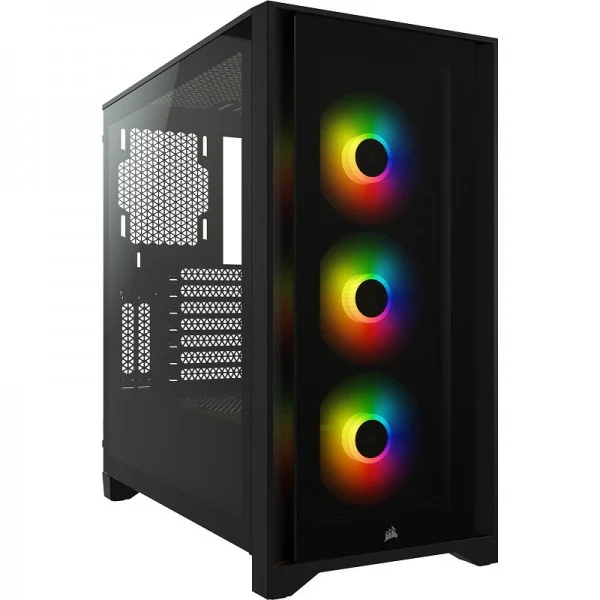 Corsair iCUE 4000X RGB Tempered Glass (Noir)