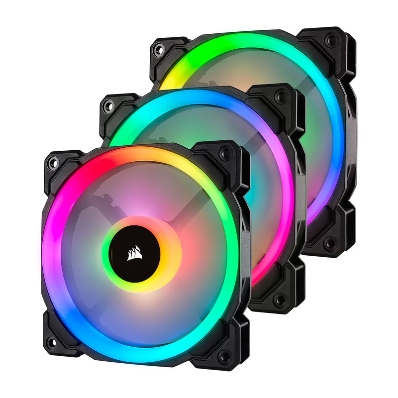 Corsair LL Series LL120 RGB Triple Pack Noir